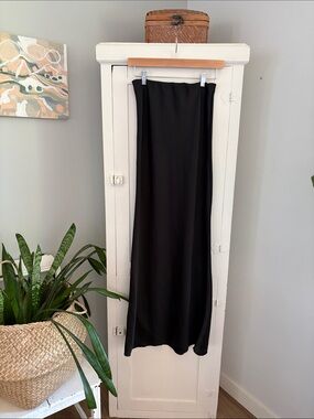 NEW Italian Satin Maxi skirt